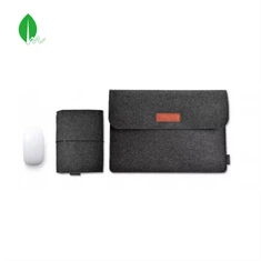 Standard-Laptoptasche aus Filz mit Maustasche